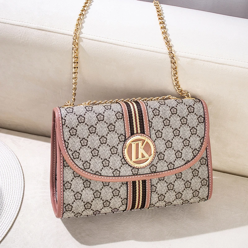 

Women's 2019 World's Brand Messenger Bag High Quality PU Leather Famous Brands Design Women Bags Luxury Classical Shoulder Bags