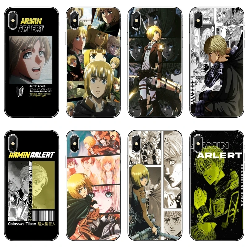 Силиконовый чехол для телефона Armin Arlert Attack on Titan Huawei Honor 20 10i 9X 10 Lite 8S 8C 8X 7C 7X 7A 6C Pro 6 6A