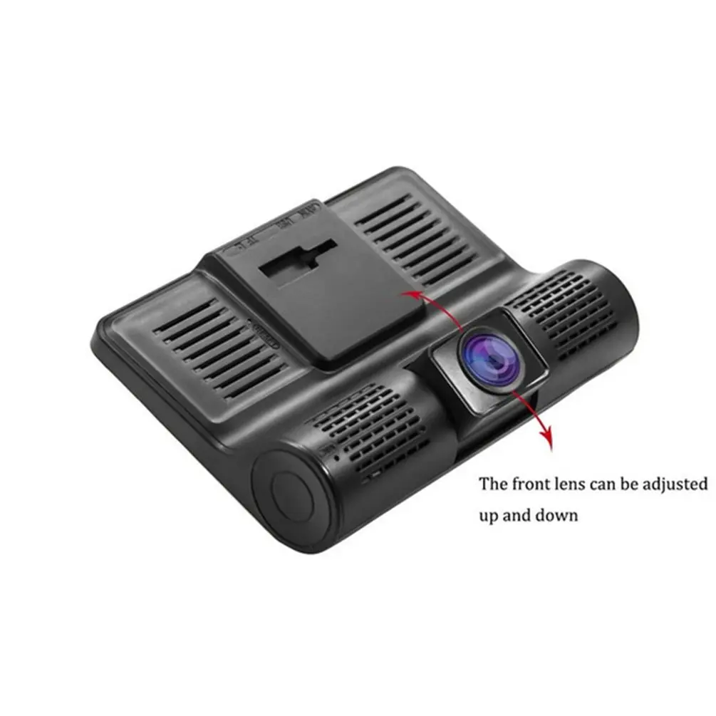 Универсальный Автомобильный видеорегистратор Камера s для приборной панели Камера Двойной объектив с/без заднего вида Камера видео Dvr рекордер Dash Cam