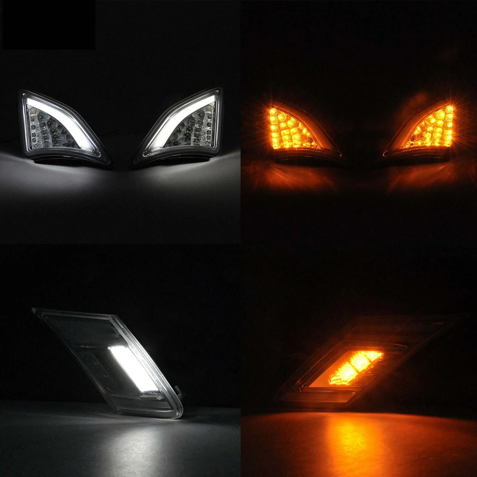 Прозрачный или Копченый Объектив Светодиодный Боковой сигнал markerturn свет+ угловая лампа для Toyota GT86 Scion FR-S 2013-up