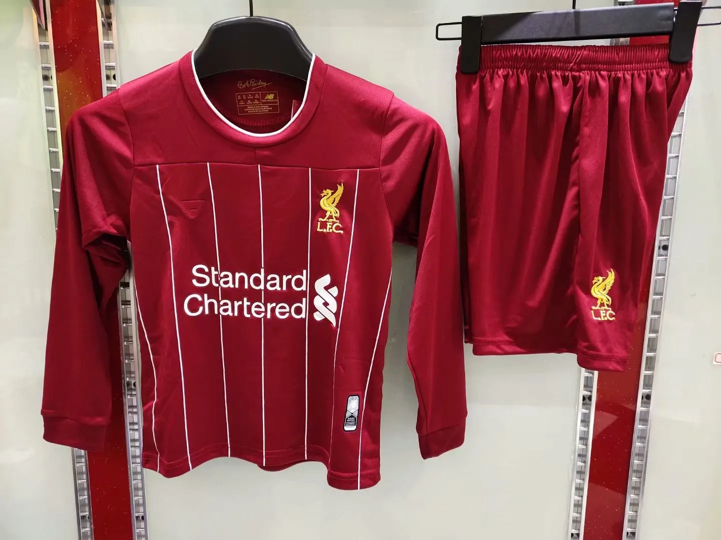 19 20 дети Liverpooles Футбол Джерси домашний Детский комплект с длинным рукавом M. SALAH FIRMINO MANE VIRGIL ROBERTSON KEITA футбольная рубашка