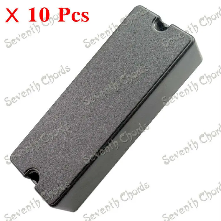

10 Pcs 2 Screw Hole Sealed Closed Type 5 String Bass Guitar Pickup Covers/Lid/Shell/Top