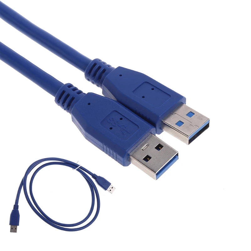 1 м синий Hi-speed USB 3,0 type A Мужской Разъем Удлинительный Кабель-адаптер 77UA