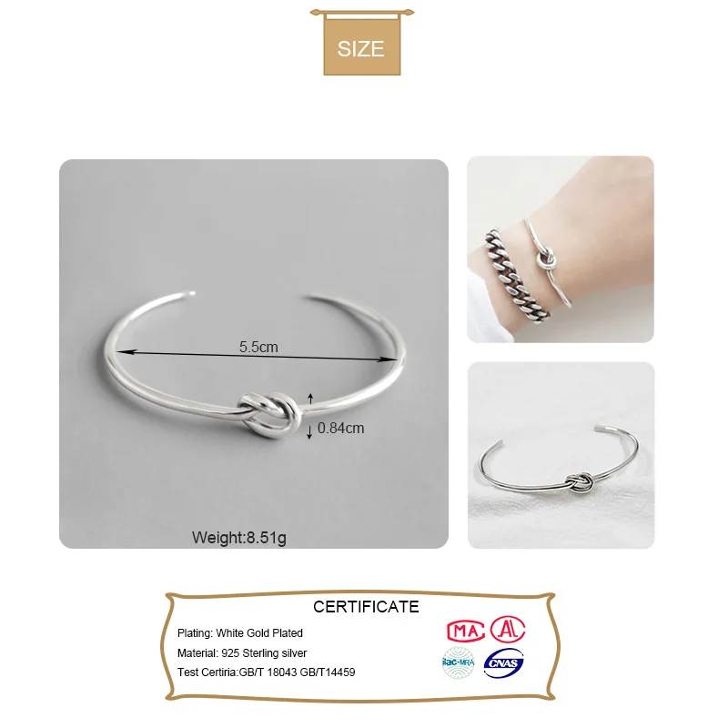 Women/'s Girl 925 Sterling Silver Casual Cuff Bracelet Openable Bangle Jewelry