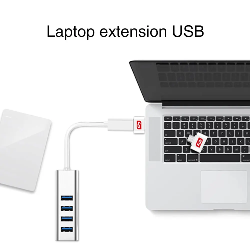 KISSCASE универсальный маленький кардридер USB Micro OTG Смарт-Карты памяти адаптеры карт type-c мобильный телефон контейнер для таблеток U диск подключения
