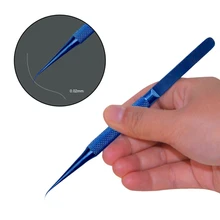 Профессиональный титановый пинцет из сплава 0,15 мм Edge точный отпечаток пальца Fly Line Picker пинцет прямой изгиб для ремонта iPhone