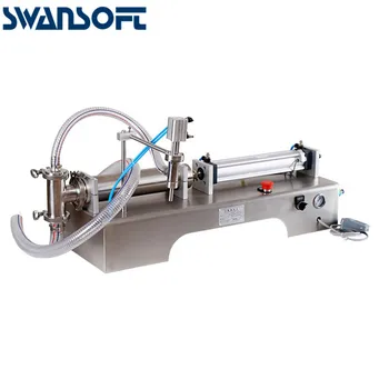 

SWANSOFT Pneumatic Piston Liquid Filler Shampoo Gel Water Wine Milk Juice Vinegar Coffee Oil Drink Detergent Filling Machine