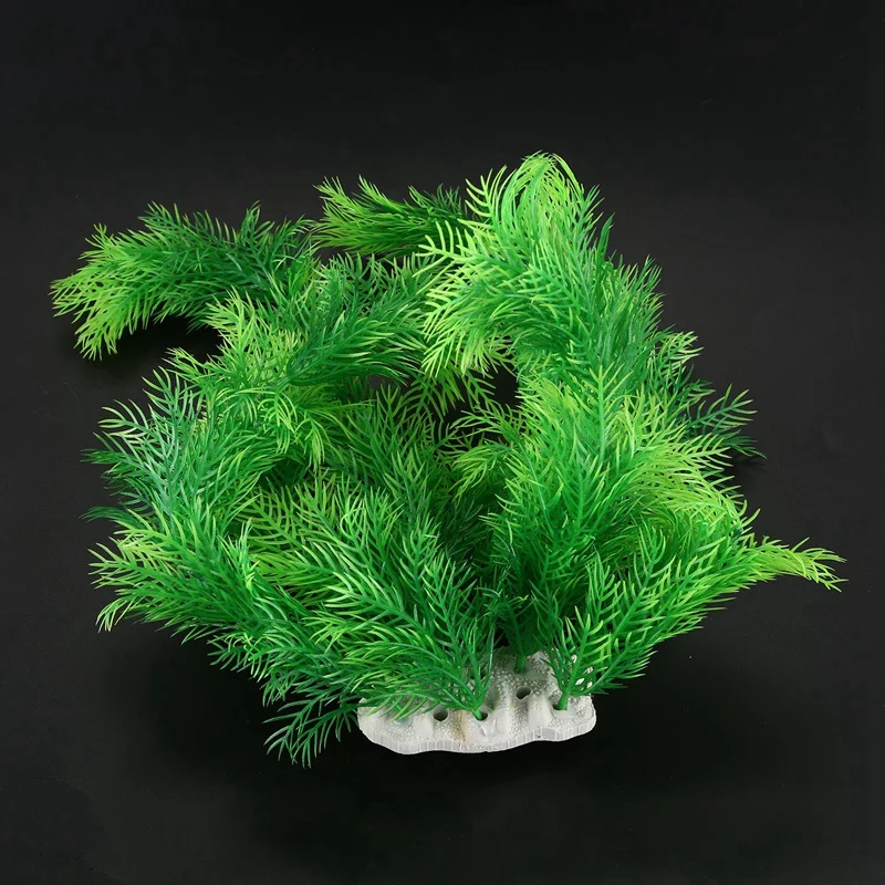 New-30cm пластиковые искусственные растения для аквариумных рыб