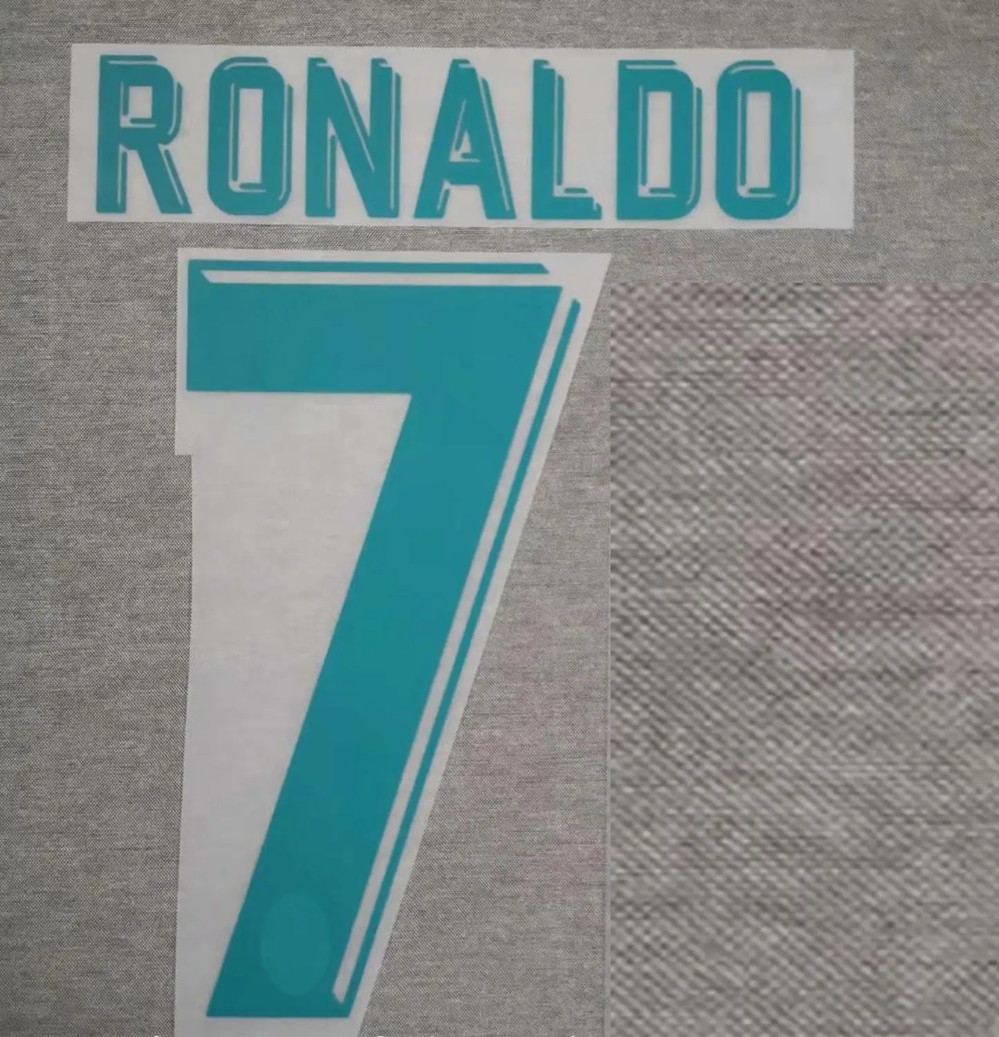 

Top Quality 2017 2018 #7 RONALDO Nameset Printing Soccer Patch