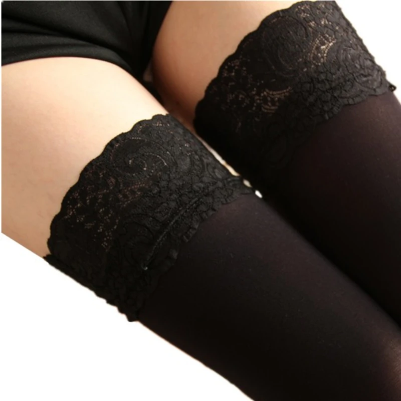 Sexy Thigh High Stockings For Women Long Nylon Pantyhose Female Stockings medias de mujer