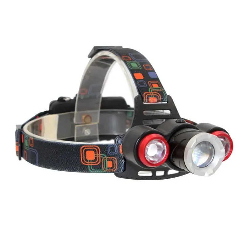 

Outdoor Camping LED Headlamps Fishing Cycling Climbing Mountain Hiking Mechanical Zoom Lithium Battery Rechargeable Headlamp