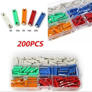 

Car Auto 5-25AMP Cutter Blade Fuses 25x6mm Assortment Part For Vintage Old Style