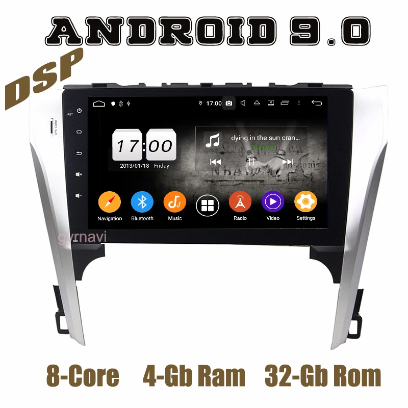 PX6 Android 9 0 Автомобильный GPS Радио DSP HU плеер для toyota camry v50 2012 2013 2014 WTIH wifi usb 4 + 64 Гб Авто
