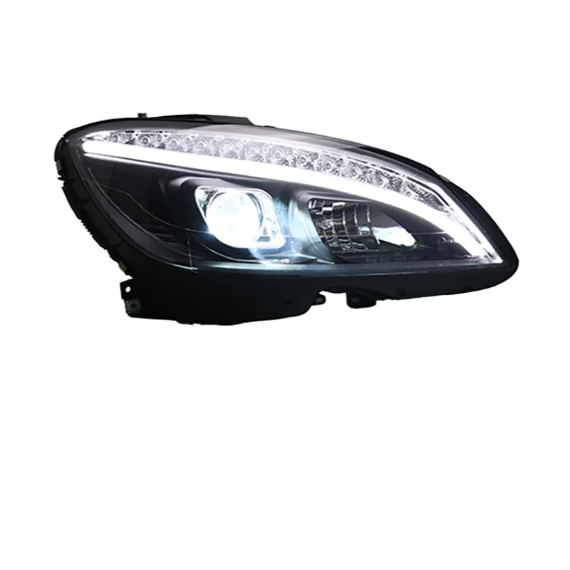 

Eagle Eye 07-11 Mercedes-Benz C180 Xenon Headlight Assembly Streamer Turning Daytime Running Light W204 Retrofit LED