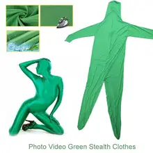 Schermo verde Vestito Elastico Vestito di Pelle Video Body Halloween Stretto il Vestito Del Partito