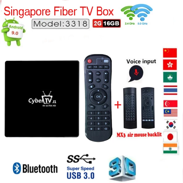 Cybertv J1 Tv Box Free Use Newest Singapore Sta011h1b Box Set Top Boxes Aliexpress