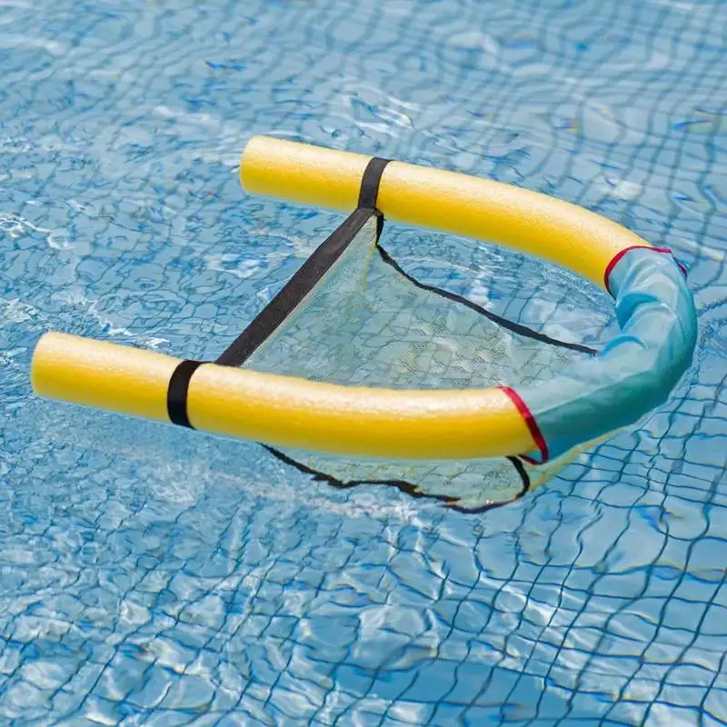 Swimming Floating Chair Net Portable Lightweight Adult Kids Bed Seat Beach Pool Float Noodle Ring Water Sports | Спорт и развлечения