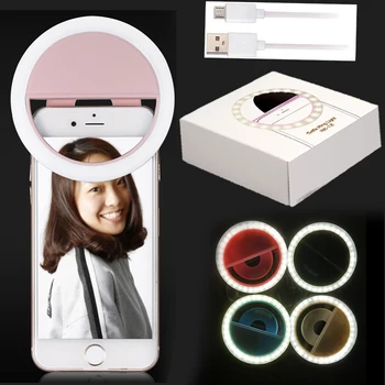 

Litwod Z10 3 mode Flash Light Camera Enhancing Photography Led Selfie Ring live light Luminous Lamp night light for mobile phone