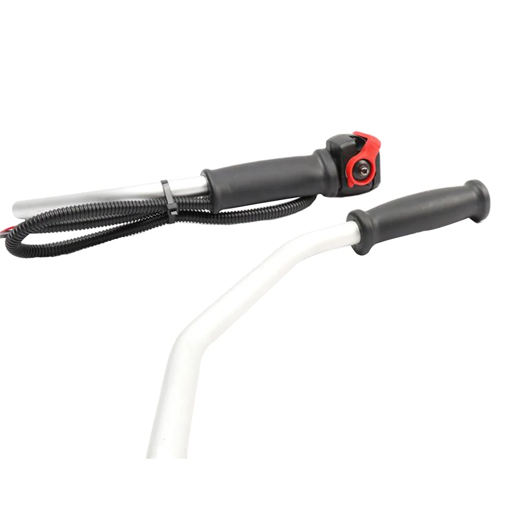Universal Lawn Mower Strimmer Brush Cutter Tube Handle Switch Plastic 45cm