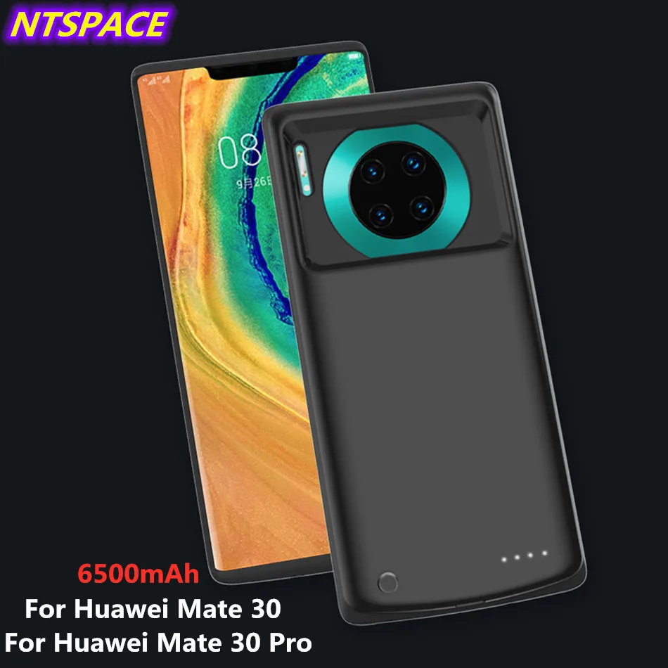 6500mAh Портативный блок питания чехол для Huawei мат 30 заднюю крышку аккумулятора Pro