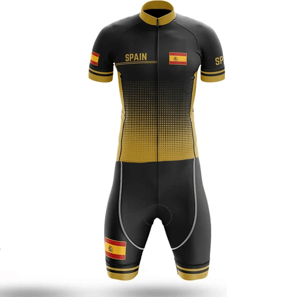 2023 Spagna Tuta Da Ciclismo 20D Gel Abbigliamento Ciclismo Uomo Quick Dry Body Suit Tuta Da Bicicletta Traspirante Tuta Da Triathlon