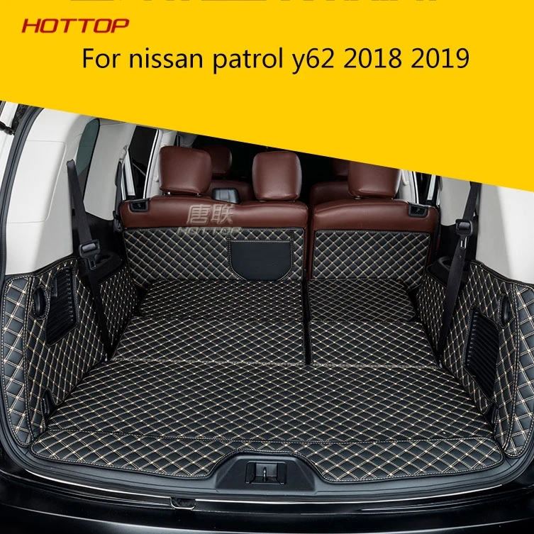 Коврик для багажника автомобиля Topunion nissan патруль y62 2018 2019 подкладка груза
