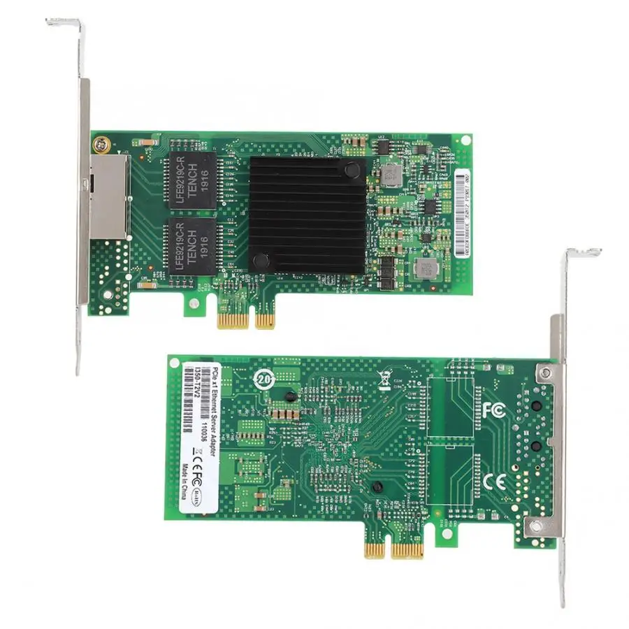 Для Intel I350-T2V2 i350AM2 PCIE x1 двухпортовый сервер Gigabit Ethernet Сетевая карта