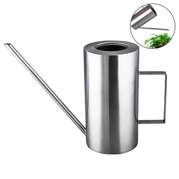 

304 Stainless Steel Watering Pot Long Mouth Watering Pot Flower Pot 1.5 Liters