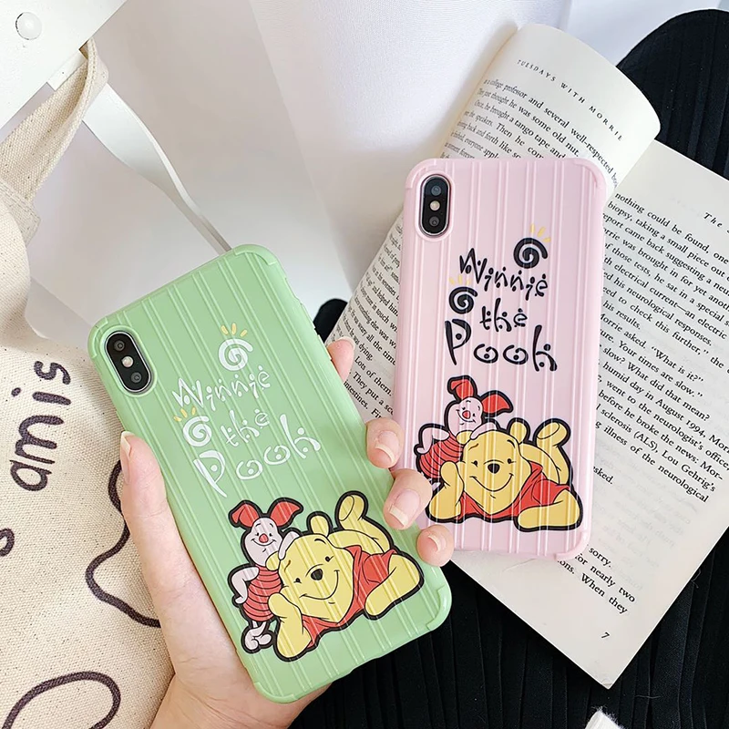 Phone case for iphone 11 pro Winnie Pooh Cartoon cute phone cover max | Мобильные телефоны и аксессуары