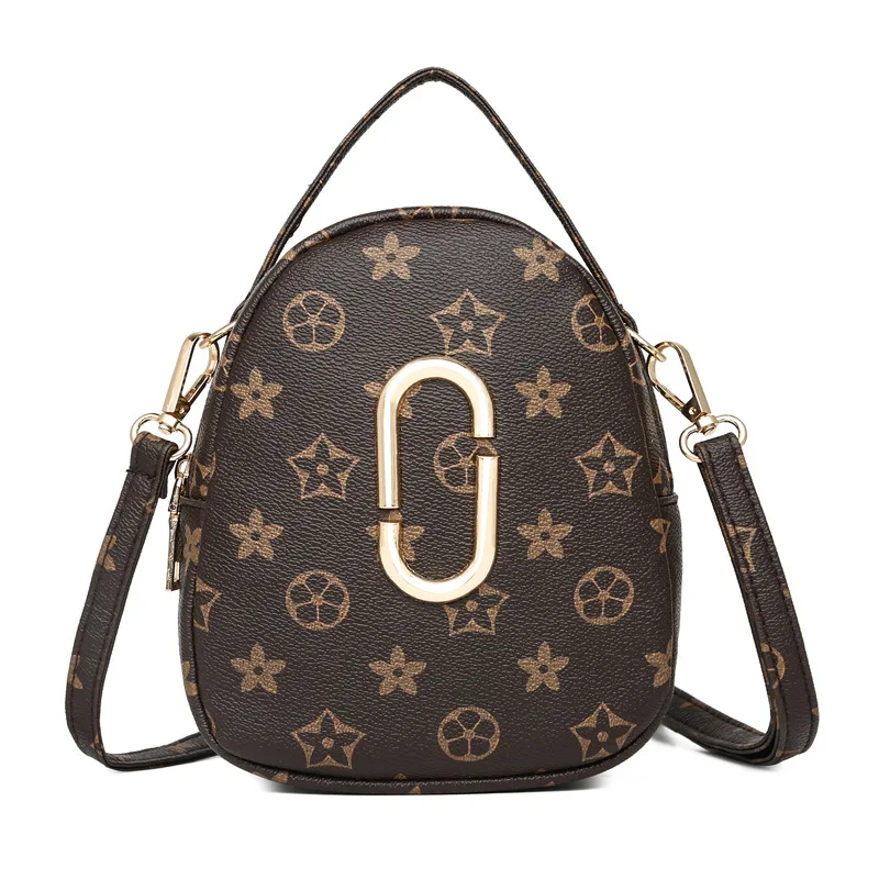 

2019 New Arrival Korean-style-Style Fashion Graceful Hand Crossbody Bag INS Wide-Strap Small round Bag Soft Bag