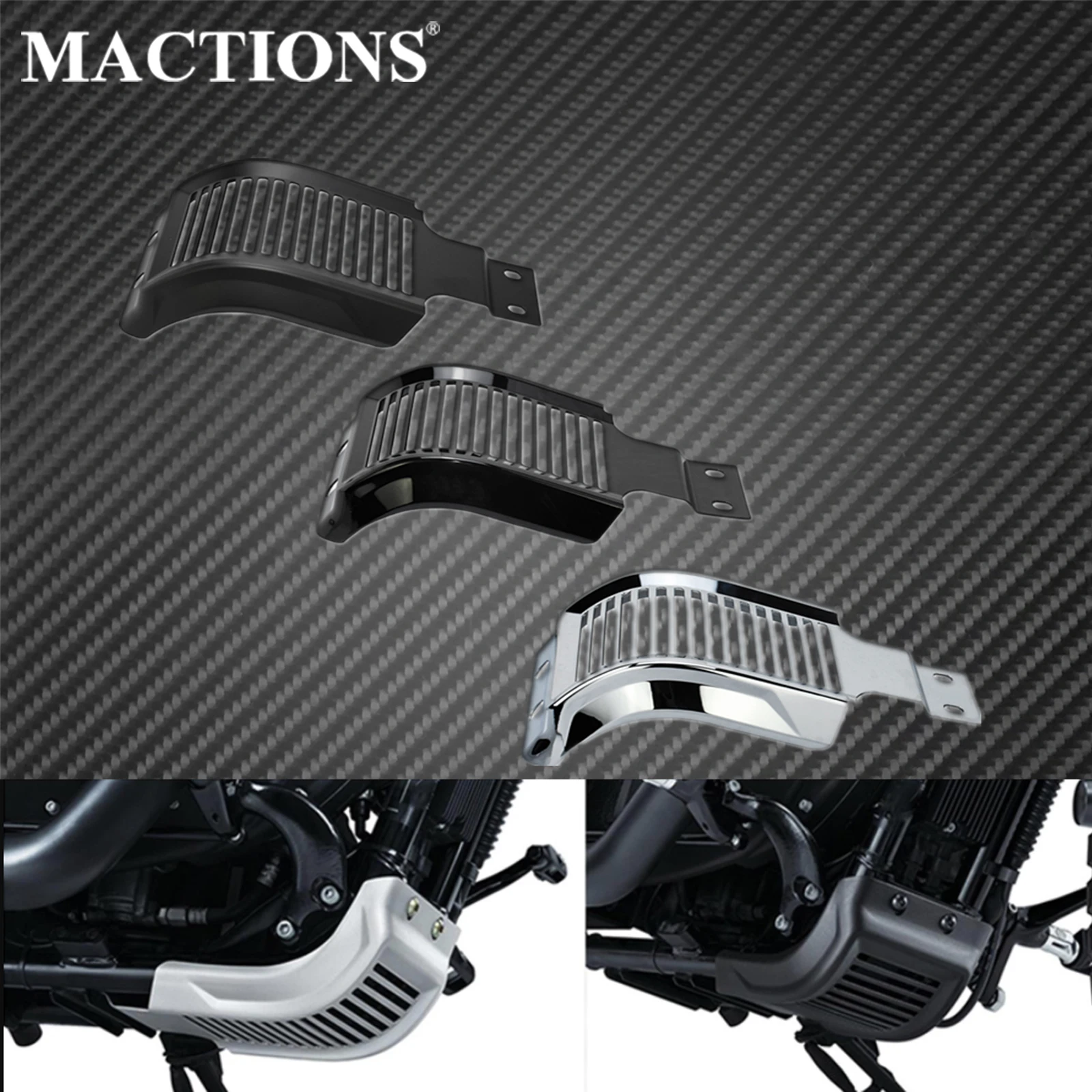 

Motorcycle Engine Skid Plate Chassis Guard Protector Chin Fairing Spoiler Cover For Harley Sportster XL883 1200 2004-2021 Custom