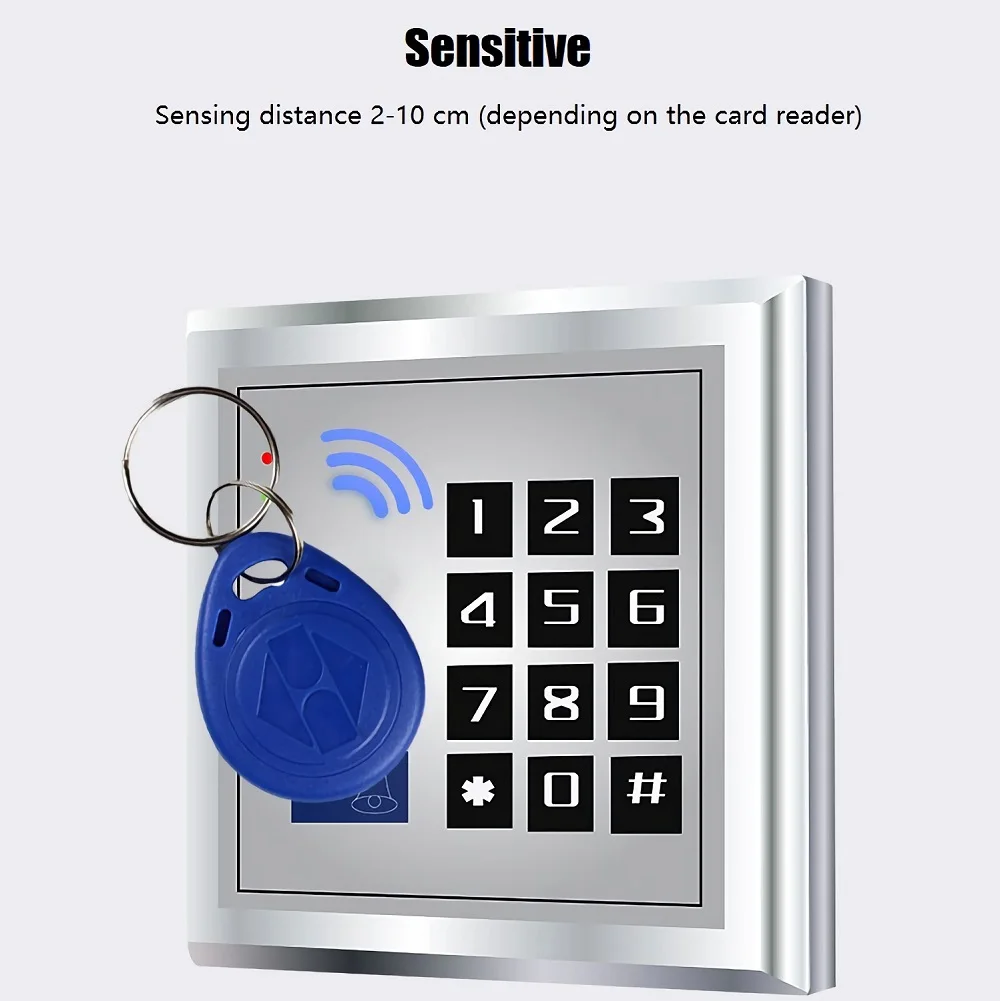 2/5/10Pcs 125Khz Key Copy Rewritable Writable Rewrite EM ID T5577 Keyfobs RFID Tag Ring Card Proximity Token Access Duplicate smart lever door lock