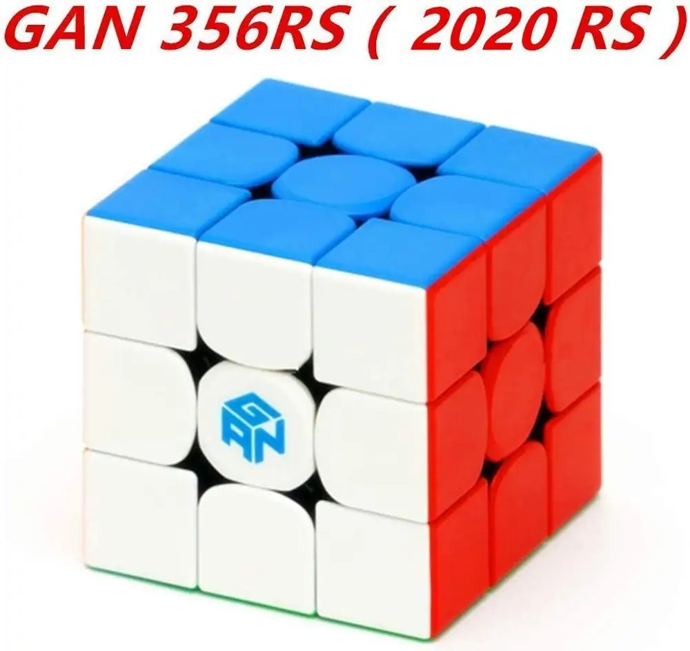 CuberSpeed Gan 356 RS 3x3 stickerelss Magic Cube GAN 356 R S 3x3x3