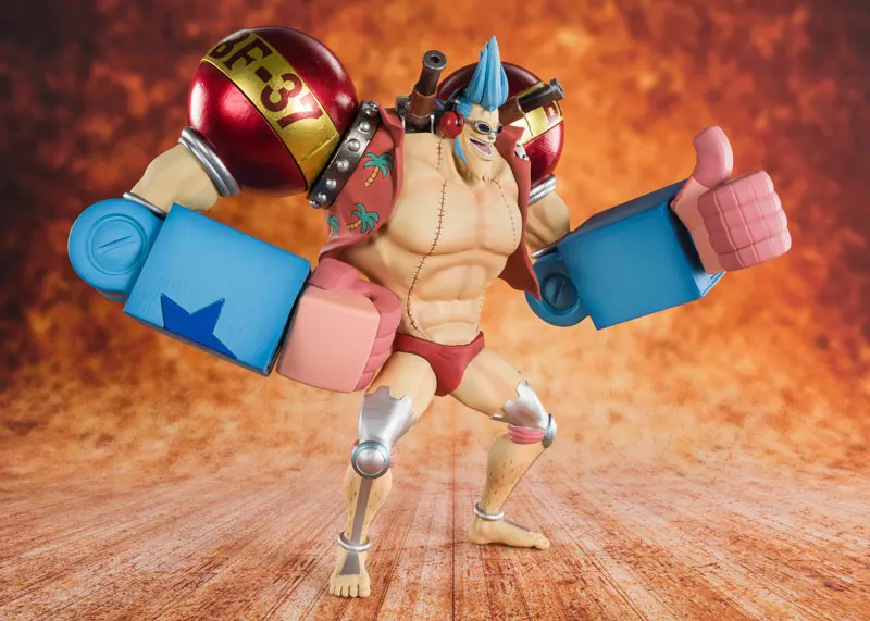 PrettyAngel- Genuine BANDAI SPIRITS Figuarts ZERO ONE PIECE Franky Action Figure