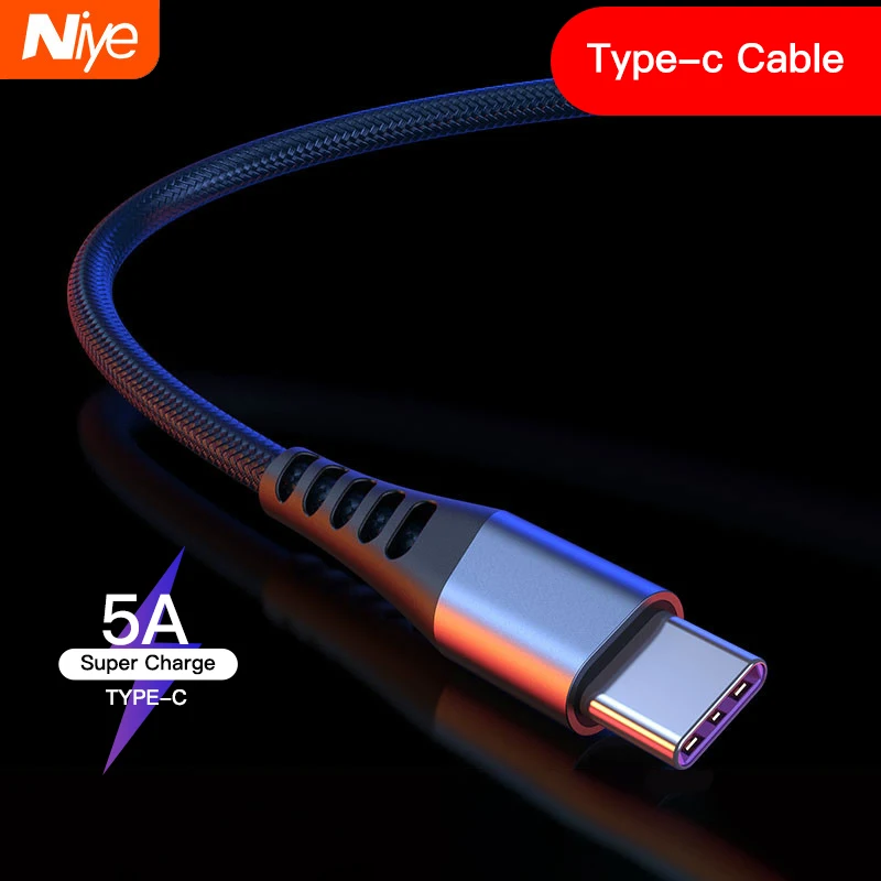 Niye USB C кабель для быстрой зарядки Type Xiaomi Mi Redmi Note 8 9 10 Samsung LG Pixel Huawei зарядный