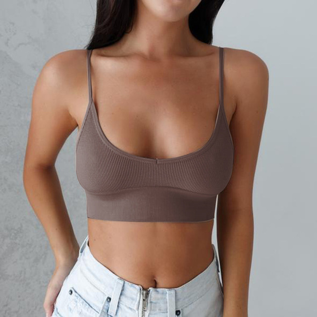 Sexy Tank Bustier Bra Vest Casual Crop Top Bralette Baise Blouse Cami Shirts Retro 90s Girls Camis
