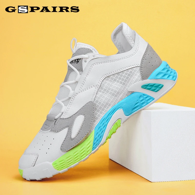 

Кроссовки женские сетчатые, Вулканизированная подошва, повседневная обувь на плоской подошве, белые, большие размеры 44, на лето