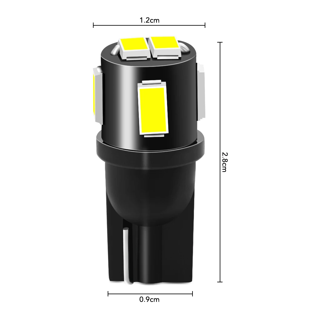 4 шт. T10 LED W5W 194 168 5630 SMD авто Led интерьер свет для mitsubishi lancer asx outlander pajero l200 Samsung QM6
