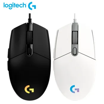

Logitech Special Price G102 2Gen Gaming Mouse Optical 8000DPI RGB Color Wave for Laptop PC Gaming Mouse Gamer Overwatch G HUB