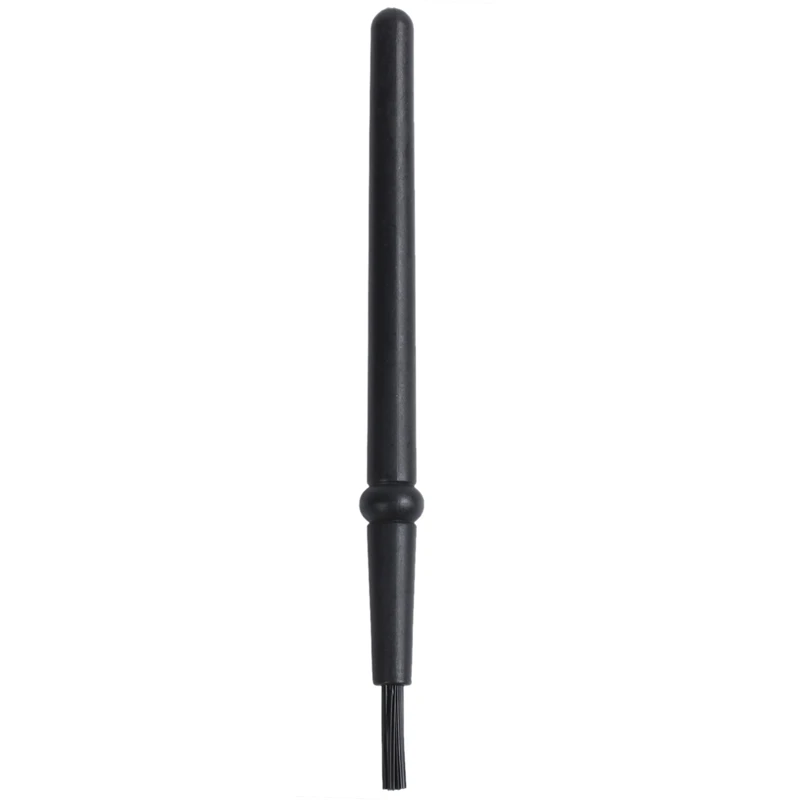 Black Round Handle PCB Cleaning Tool Anti Static Brush 5.5 inch