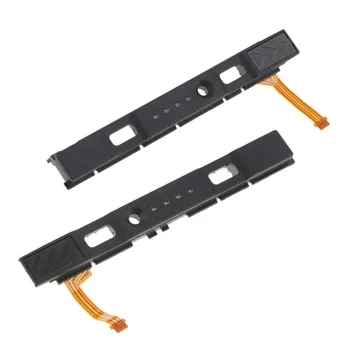 

10PCS NS Switch Joy-con Plastic Right and Left Slider Rail Assembly with Flex Cable Replacement parts