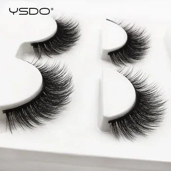 

mink lashes 3 pairs false eyelashes natural long 3d mink eyelashes faux cils eyelashes maquiagem mink strip lashes fake lashes