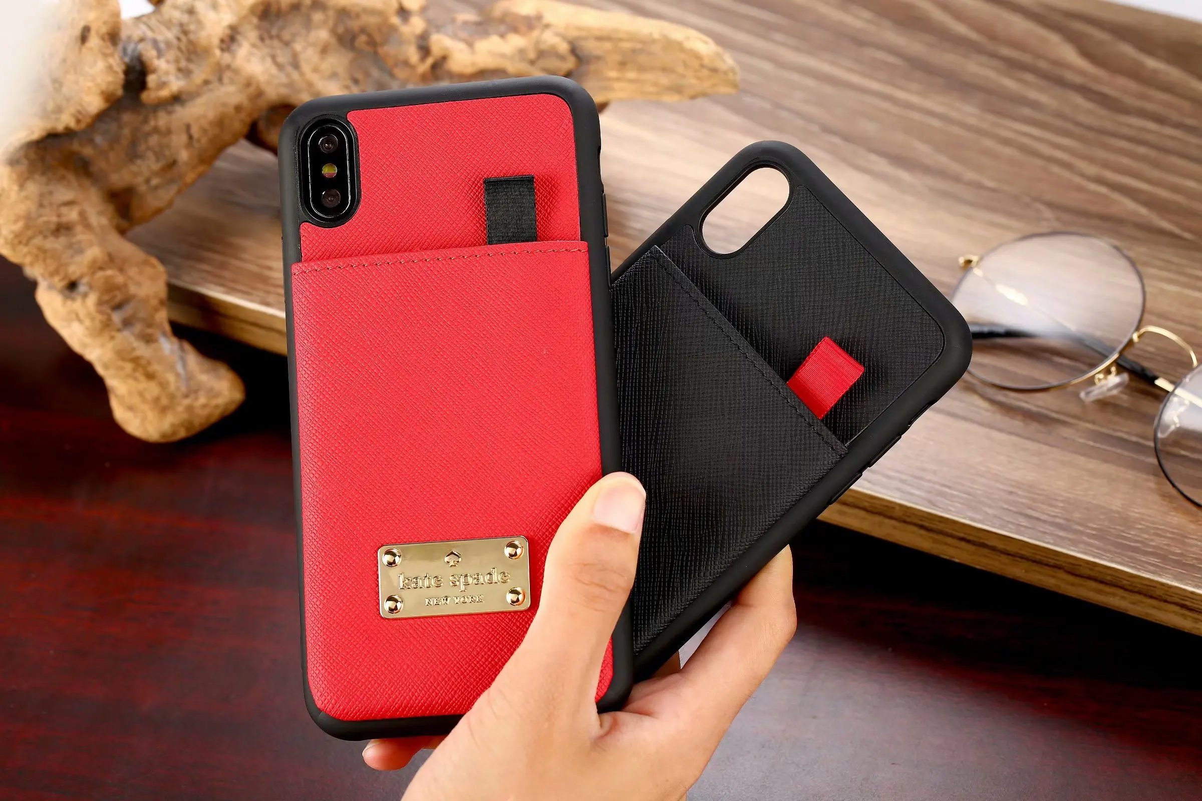 

Case Two-in-One Cross Material Cardholder's Wallet Payment for iPhoneXSMAX XR XS X 8 8PLUS 7PLUS 6 6PLUS Case cover +logo