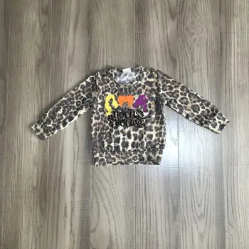 

Mommy and daughter clothes baby girls Halloween leopard raglan mom me fall clothes