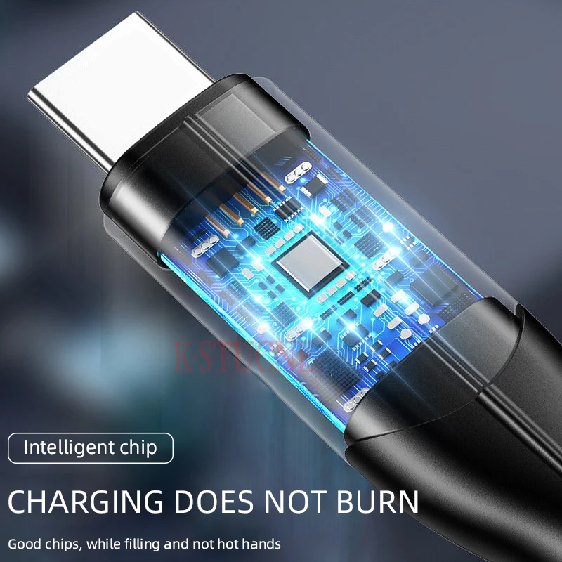 Usb type-C кабель 1 м 2 м 3 А Быстрая зарядка USB кабель для передачи данных для huawei P30 Pro мобильный телефон USB C зарядное устройство кабель для samsung S10 S9 Plus