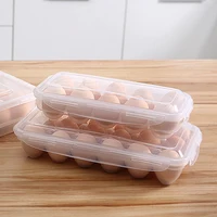 10/18 Grid Egg Storage Box Egg Tray with Lid Kitchen Refrigerator Egg Box Egg Drop Rack Egg Storage Boxes Fridge Egg Organizer 1