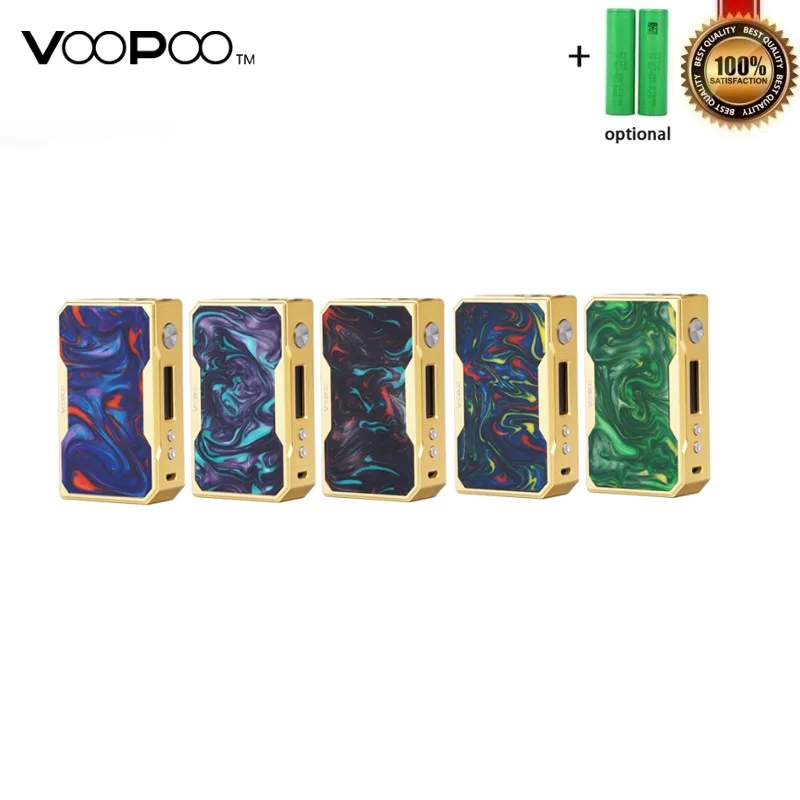 Оригинальный боксмод VOOPOO DRAG 157W TC электронная сигарета вейп мод 18650 с чипом US GENE