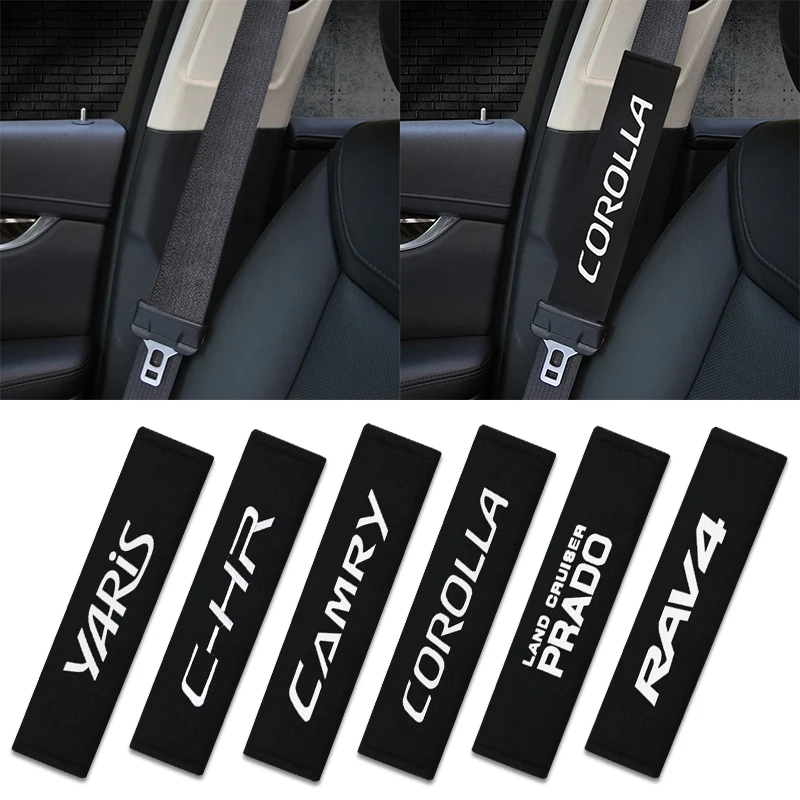 Накладка для ремня безопасности автомобиля Стайлинг Toyota corolla chr prado camry rav4 yaris auris