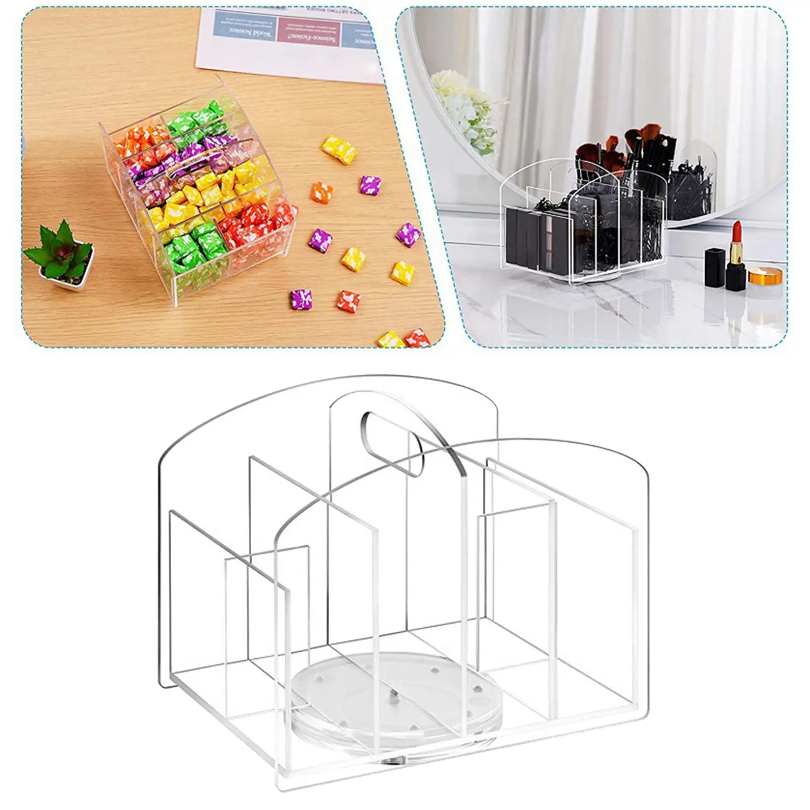 360 Degree Rotating Pen Holder Container Makeup Brush Stationeries