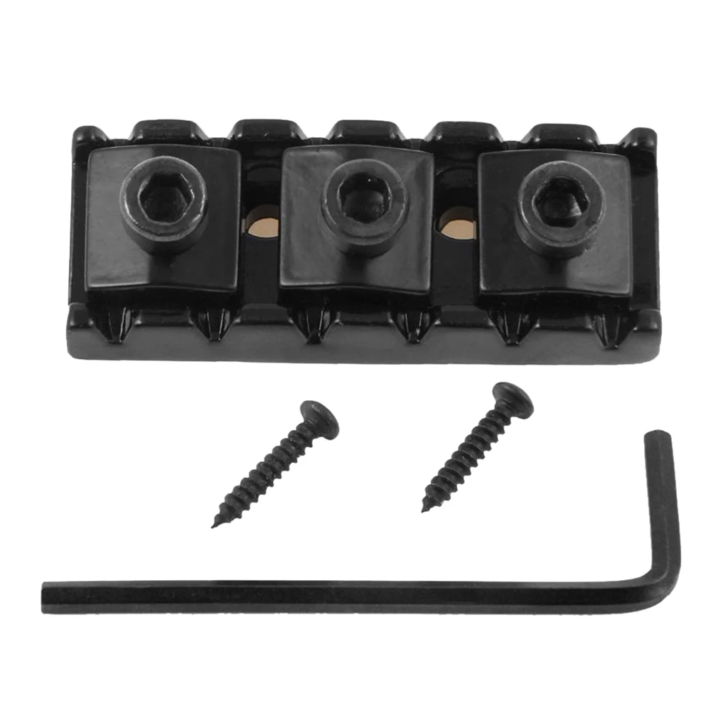 Guitar Locking Nut 42mm String Lock for 6 String Electric Guitar